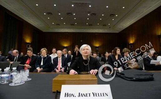 耶伦证词偏鹰美元回升 金银再度走低
